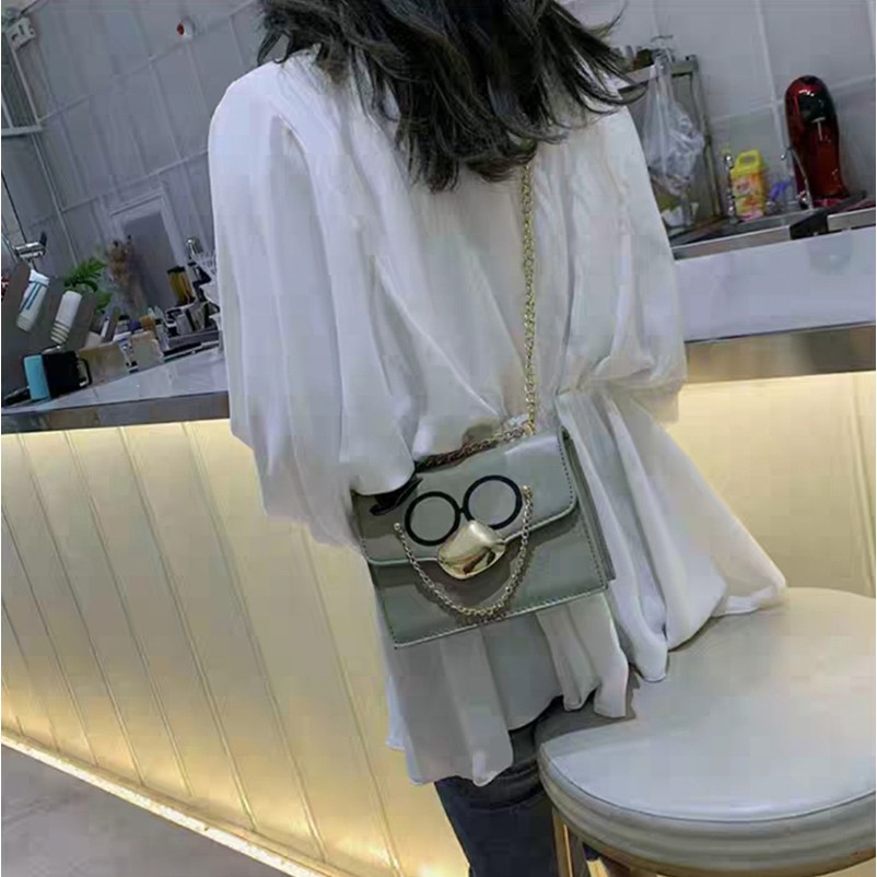 ready cod tas wanita selempang lucu slingbag cewek kilit pu impor murah terbaru