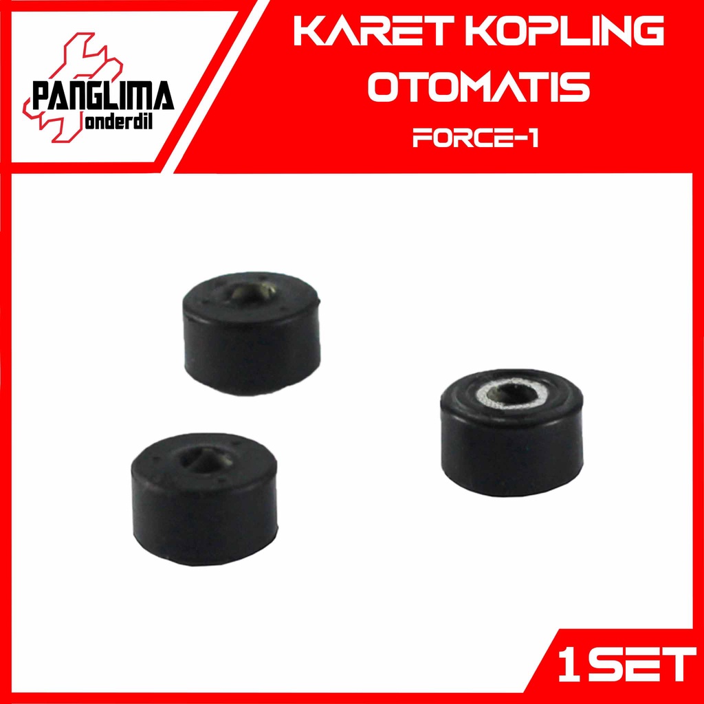 Karet Kopling Otomatis All Yamaha Matic-Bebek Mio &amp; Jupiter MX &amp; Nouvo &amp; Vega R &amp; F1ZR &amp; Fino Seal Kampas-Ganda Rubber Clutch-Dumper-Damper 1 Set-3 Pcs