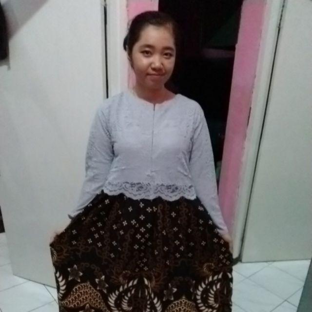 Pusat Kulakan Batik Gamis Karonsih Set