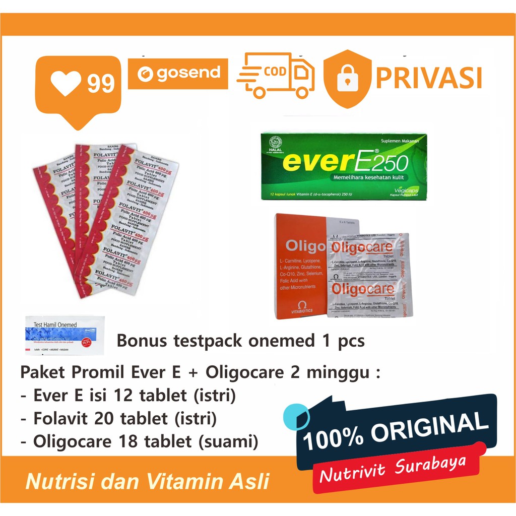 PROMIL SUAMI ISTRI EVER E, FOLAVIT DAN OLIGOCARE