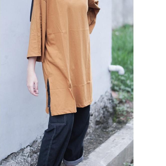 ➯ Basic Oversized Top Kaos Oversized Polos Busui Non Busui Hijab Friendly ♛