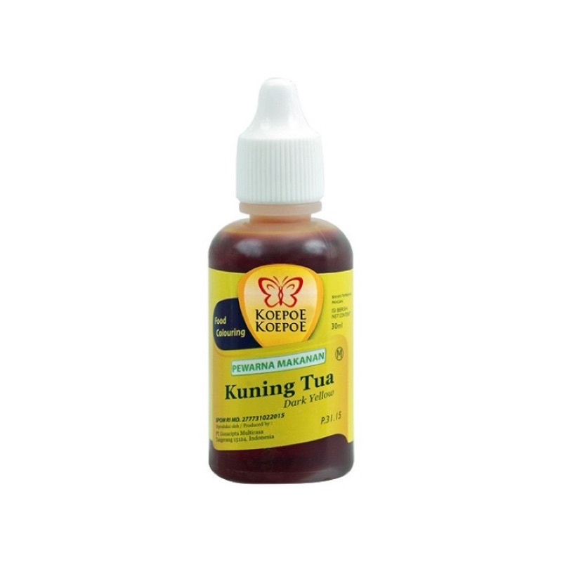 

Koepoe Koepoe Pewarna Makanan Kuning Tua 30 mL kupu