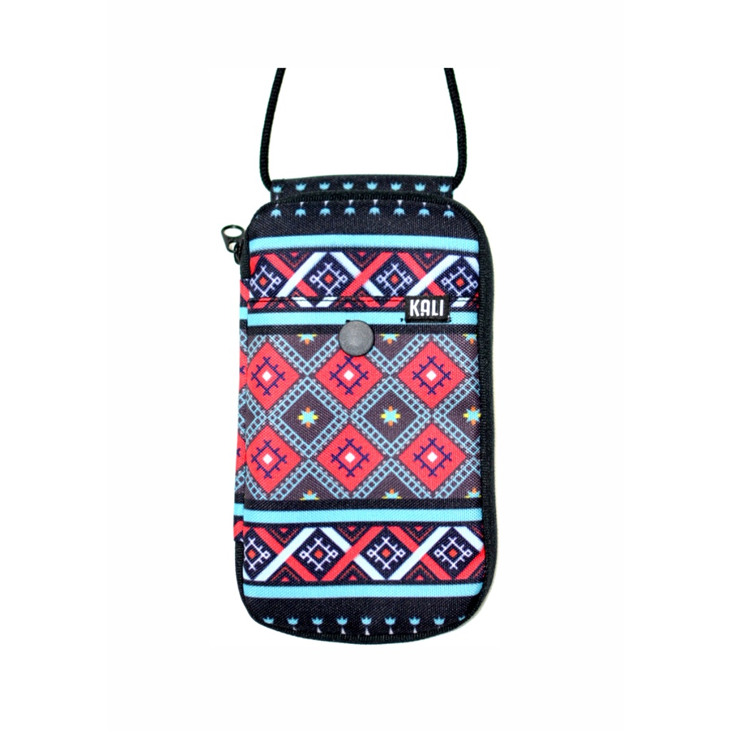 Sling Phone Pouch Wallet batik // Hanging Wallet Motif // Card Holder Dompet Kartu Pria Wanita // Sling Bag Mini By KALI