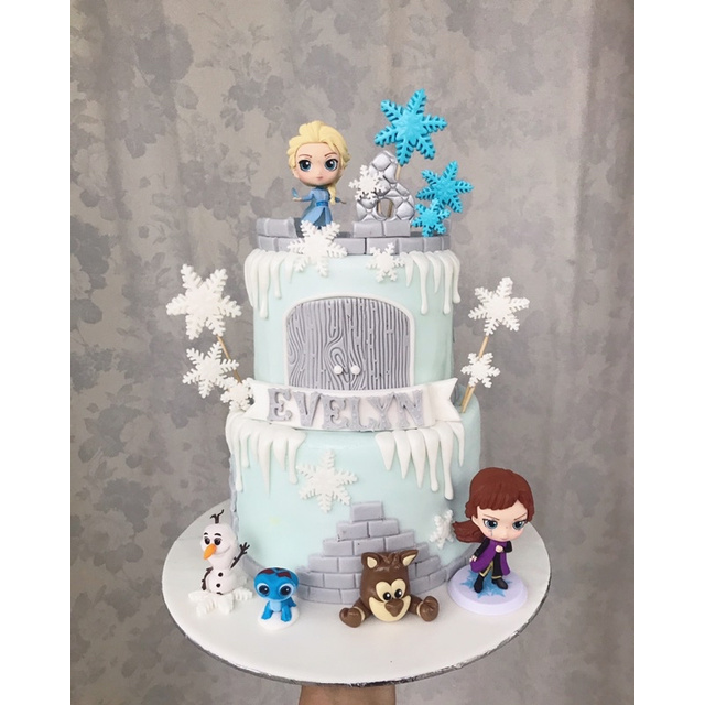 Cake Kue ultah Frozen Elsa