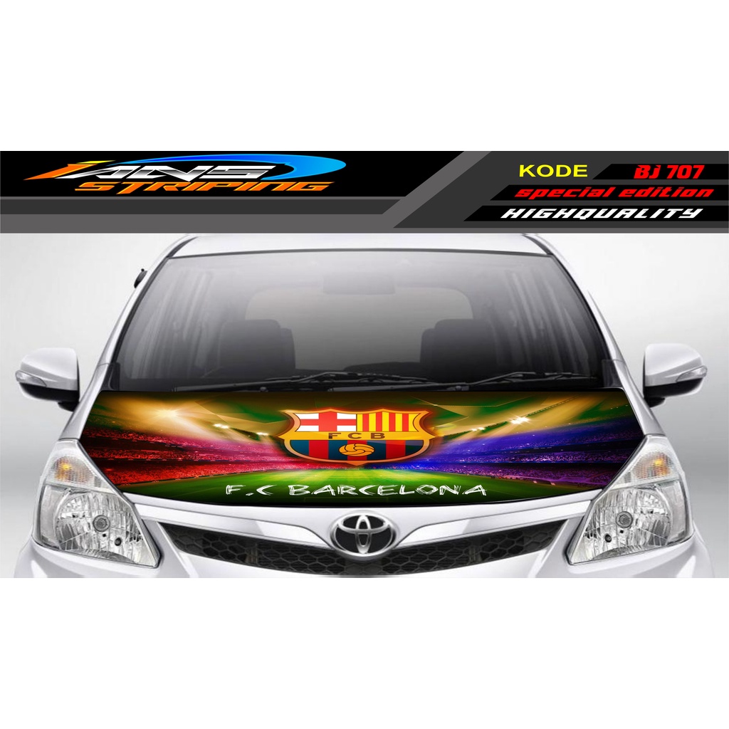 DECAL STICKER KAP MOBIL BRIO, AGYA, JAZZ, AVANZA, INOVA / DECAL STIKER CUP KAP MOBIL / STIKER KAP MESIN