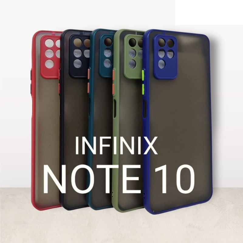 Casing Infinix Note 10 - Softcase Aero Dove Case My Choice Matte Fuze Protect Camera