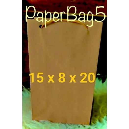 

Tas PaperBag 15x8x20