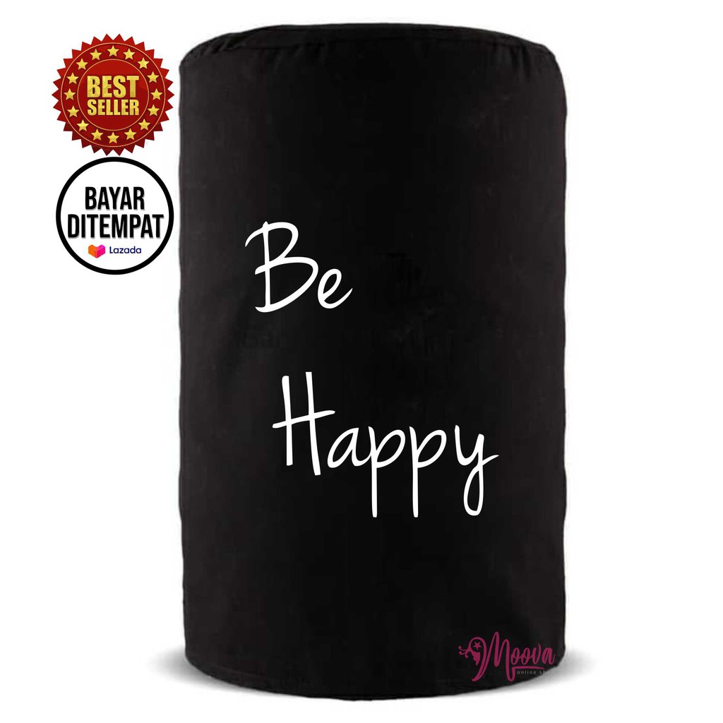 Cover Galon/Sarung Galon/Tutup Galon Motif Be Happy  Sablon Keren