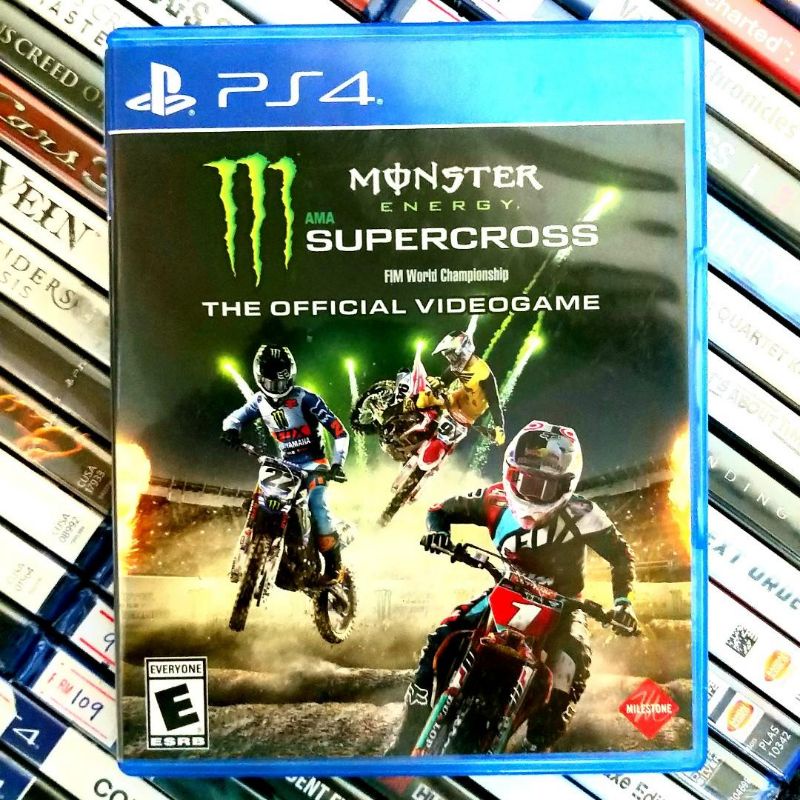 BD Kaset PS4 Monster Energy Supercross RARE