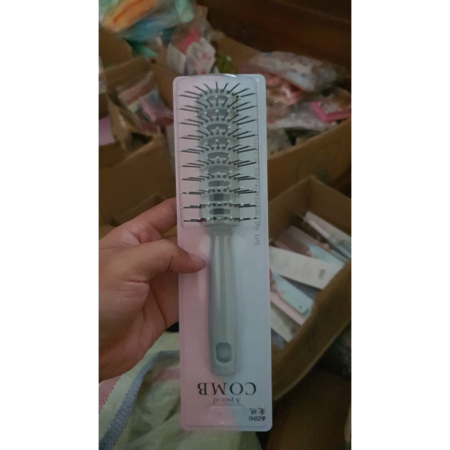 [SISIR SEMI BLOW MIKA] AISHU Sisir Semi Blow Styling Rambut Salon Murah