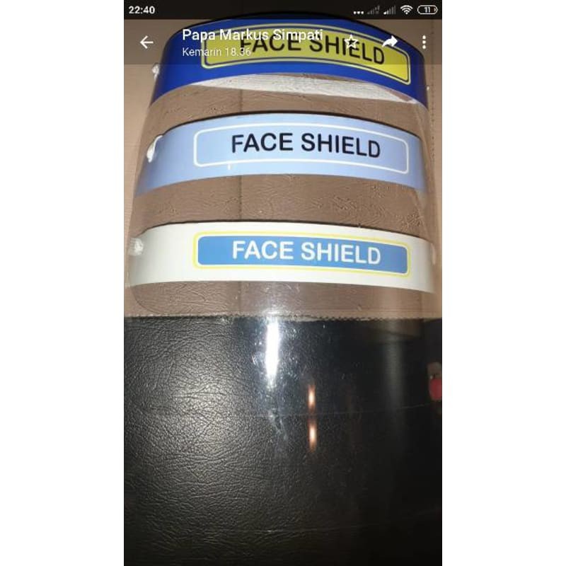 FACESHIELD FACE SHIELD DENTAL MEDIS PROTECTOR KESEHATAN PELINDUNG WAJAH MASKER MIKA APD MUKA MASK