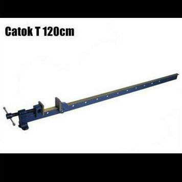Catok T Bar 120cm Heavy Duty/ T Bar Sash Clamp 4 Feet/ Alat Press Papan Kayu 1200mm Bahan Besi