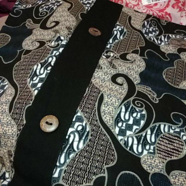 Sahira Set Syari Gamis Batik Seragam Dinas Kafiya Hijab