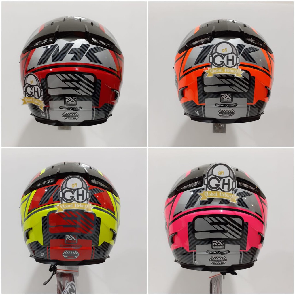 HELM NHK RX9 RACER X NHK RX-9 RACER X NHK RX NINE FLAT VISOR NHK FULLFACE