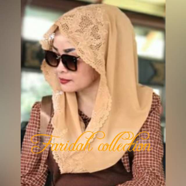 KERUDUNG YENI WAHID/HIJAB INSTANT BORDIR