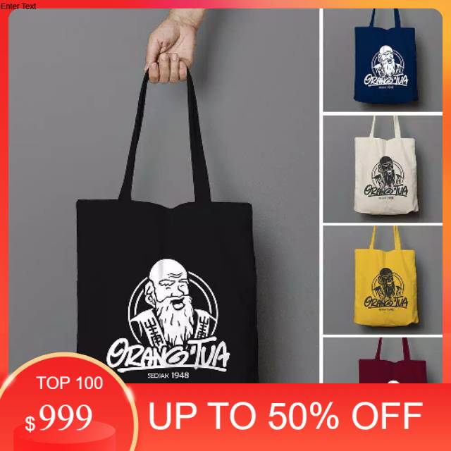Orang Tua - Tote Bag Resleting Tas Totebag Wanita