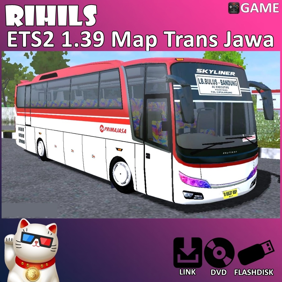 ETS2 1.39 Map Trans Jawa Game Bus Truk Indonesia untuk PC Laptop
