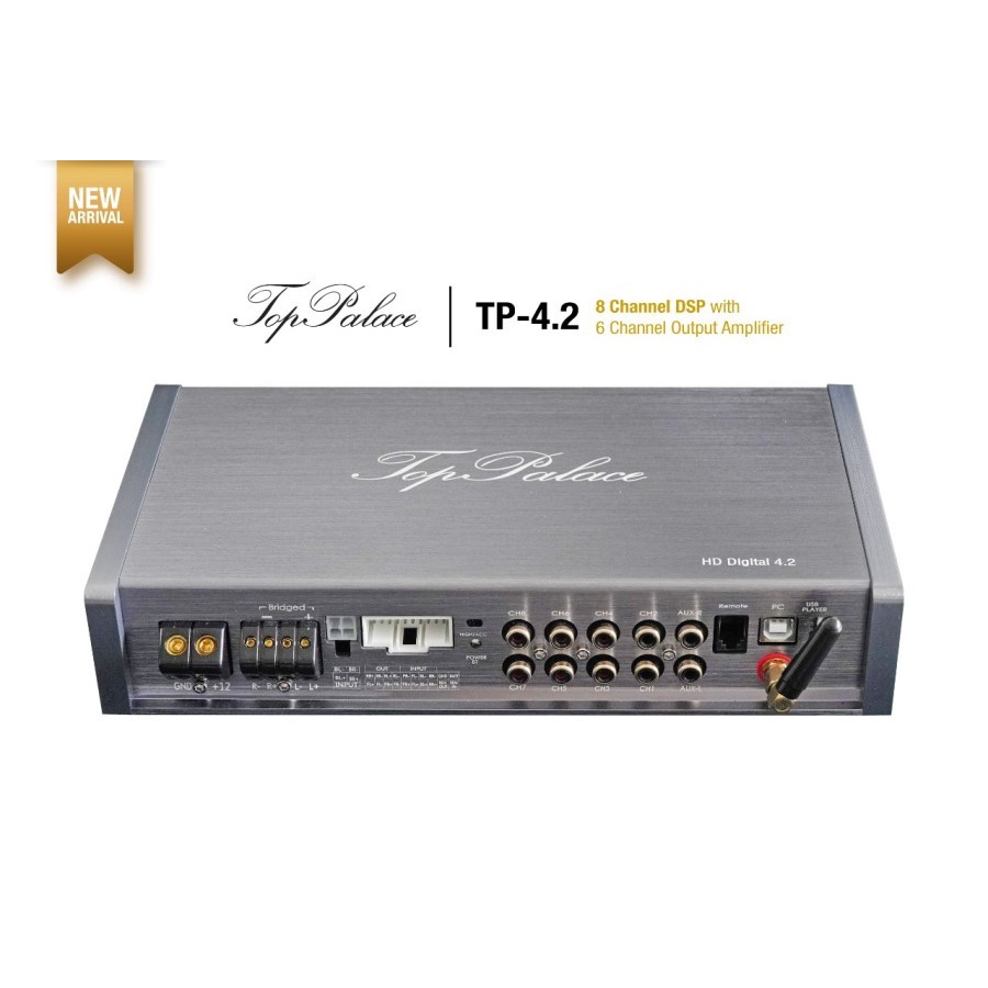 Processor Prosesor Top Palace HD TP 4.2 DSP 8Ch with 6Ch Out Amplifier