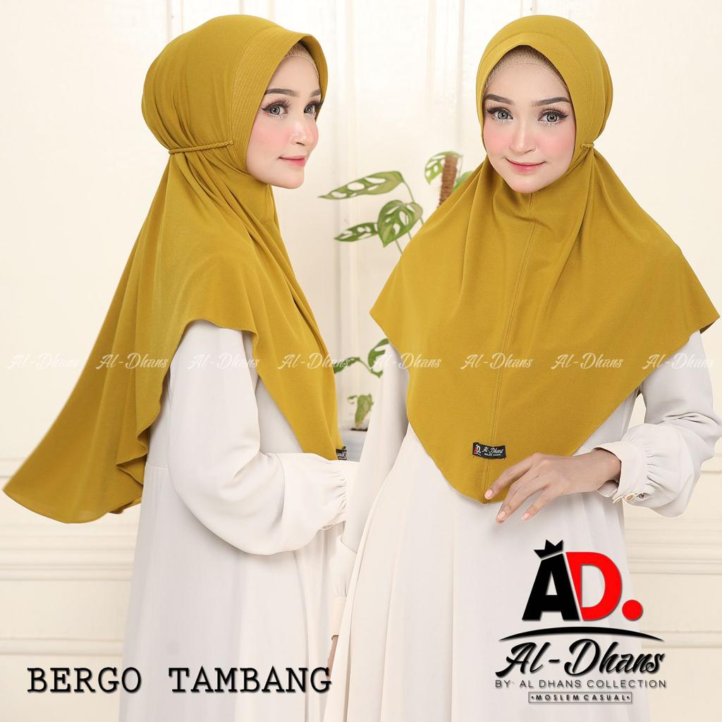 Jilbab Instan Bergo Tambang  By Al-Dhans