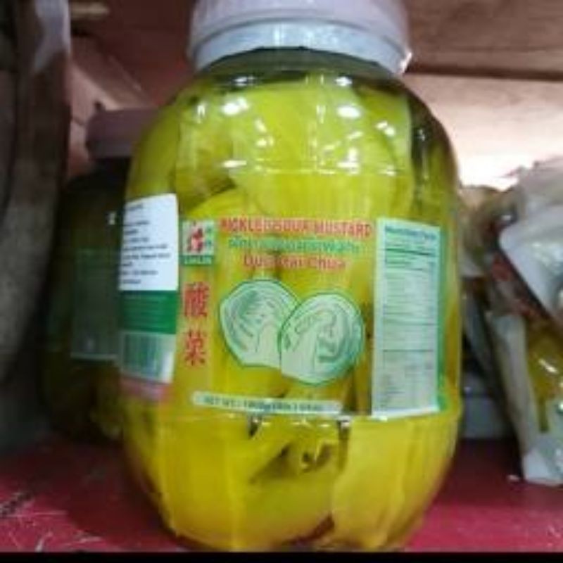 

Lin lin Pickled Sour Mustard 1.8kg Sayur Asin Thailand