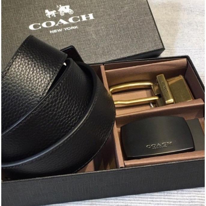 [ORIGINA] COACH Belt Reversible with Signature / Belt Pria Coach