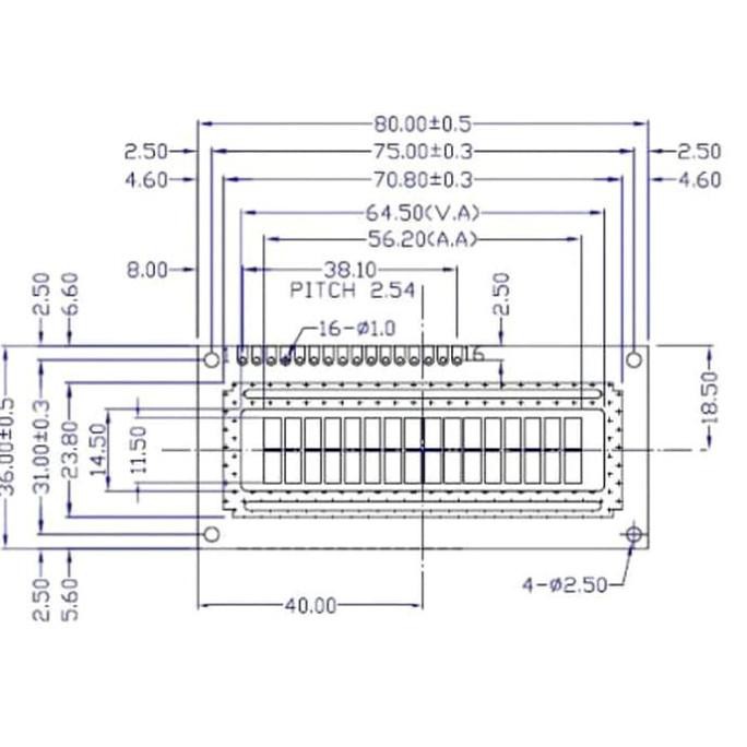 Lcd 1602 Lcd1602 2X16 16X2 16*2 16 X 2 16 * 2 1602 Display Hijau Tokmik23 Buru Order