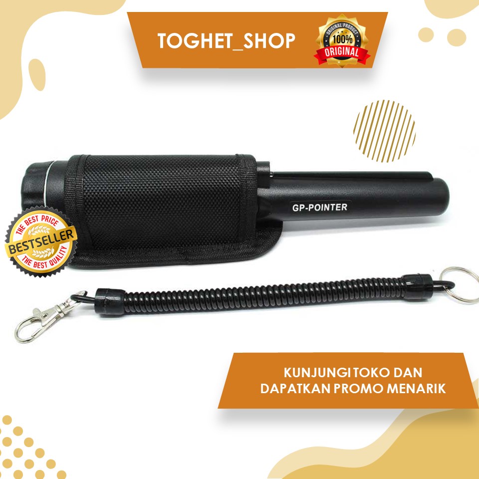 Detektor Logam Metal Detector Alat Pendeteksi Material Metal Alat Detektor Anti Air Waterproof