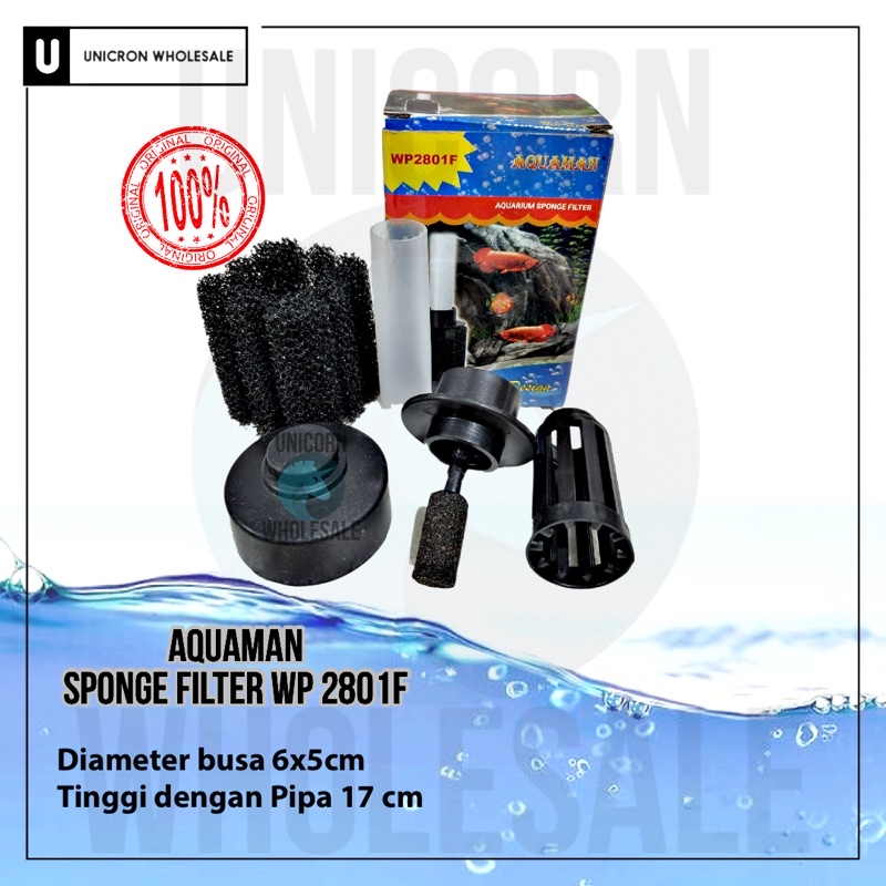 BIOFOAM SPONGE FILTER AQUARIUM AQUASCAPE AQUAMAN WP 2801F