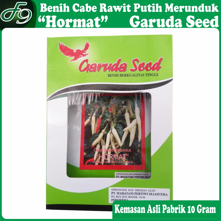 Benih Bibit Cabe Rawit Putih Merunduk Hormat Garuda Seed 10 Gram