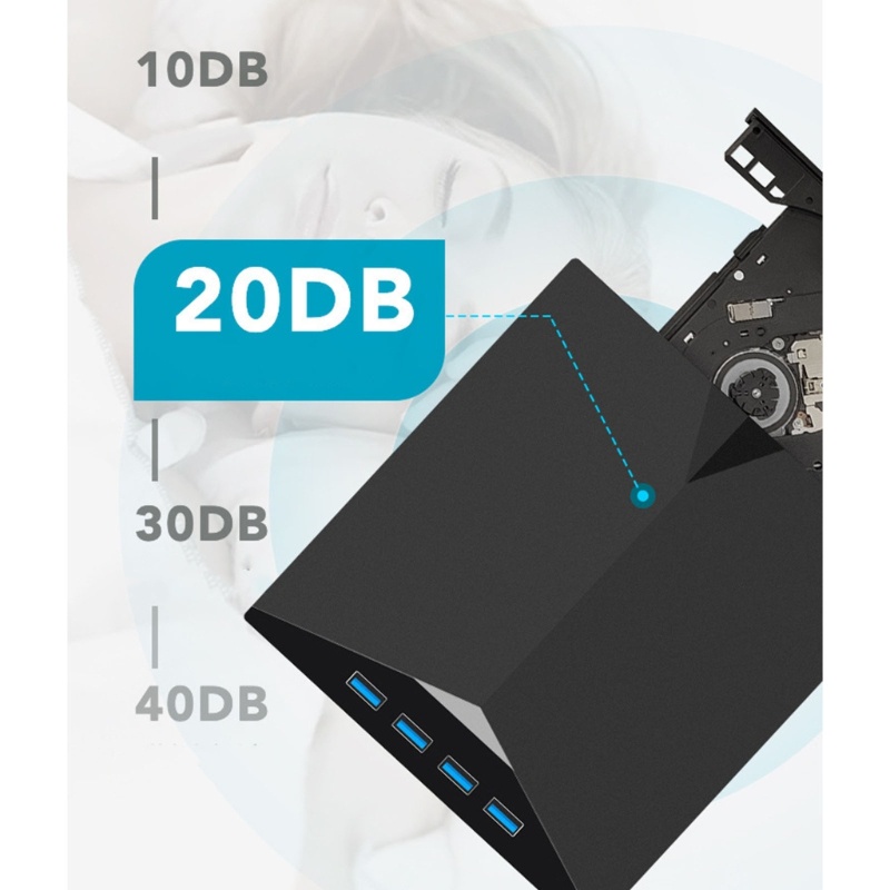 Dvd Drive Writer Recorder External TF Reader Usb 3.0 Ultra Tipis