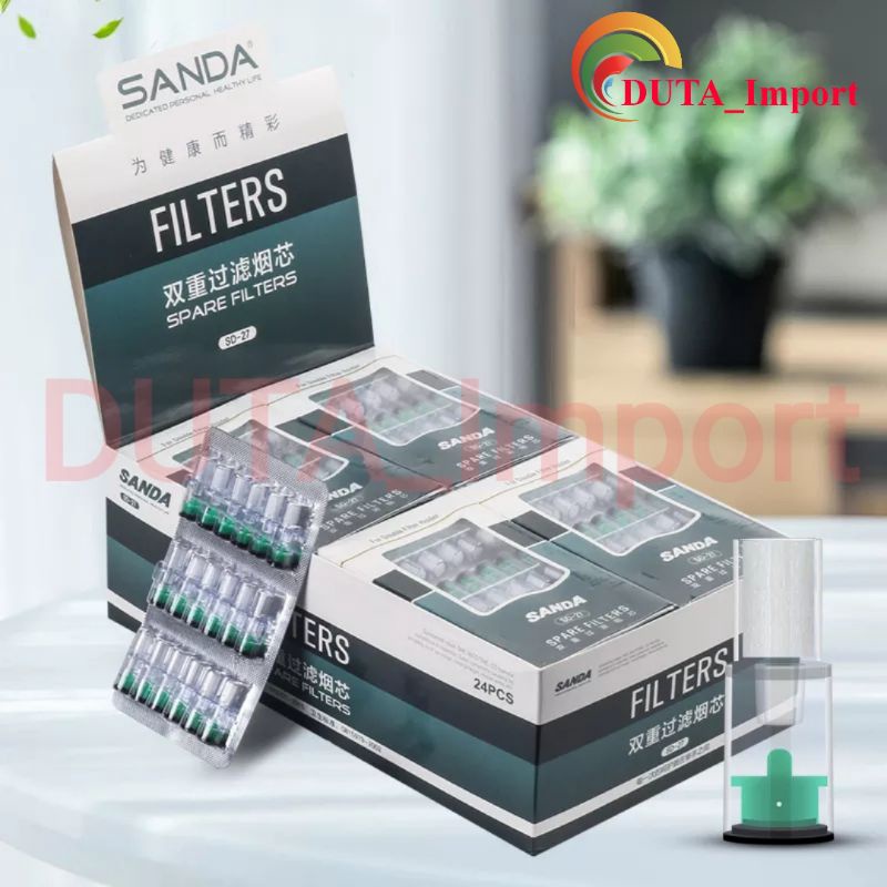 SANDA ISI ULANG FILTER SD27 (1box = 18pcs tabung) Refill original import