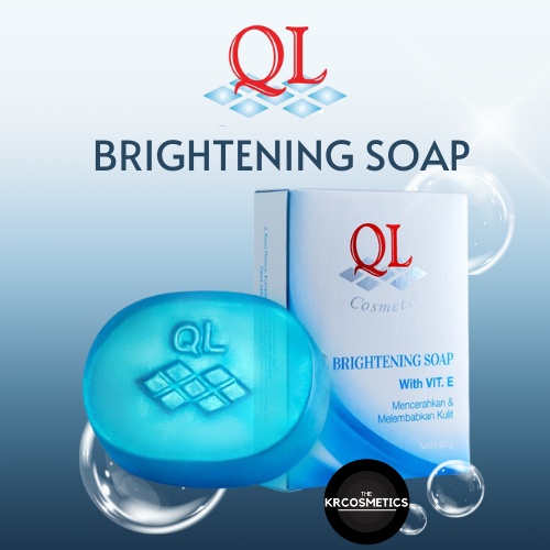 QL Facial Soap Brightening Soap Sabun Pemutih Sabun Wajah 90 gr