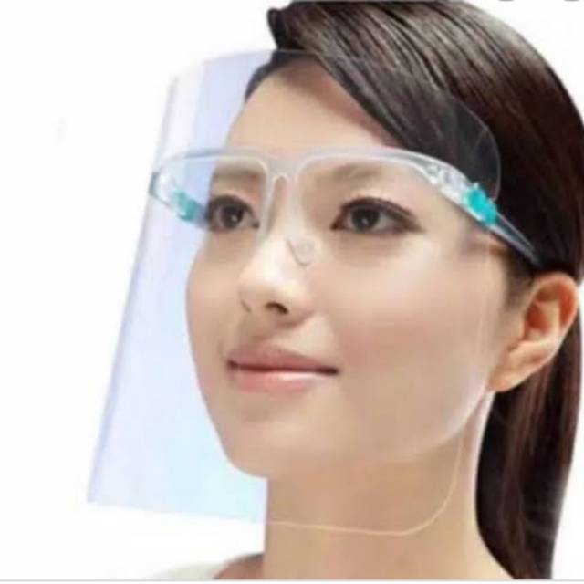 Face shield kacamata ala Nagita Raffi