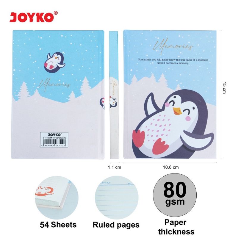 

DIARY DIARI D-1115MM A6 GARIS JOYKO