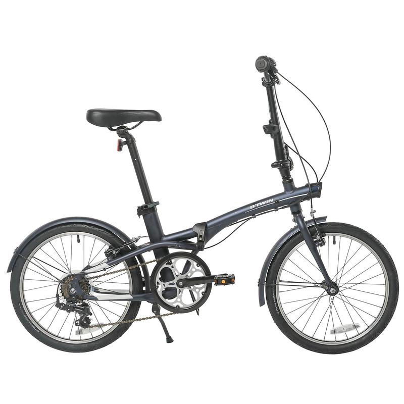 B'TWIN HOPTOWN SEPEDA LIPAT DEWASA 20&quot; PRODUK IMPORT FOLDING BIKE ORIGINAL B'TWIN