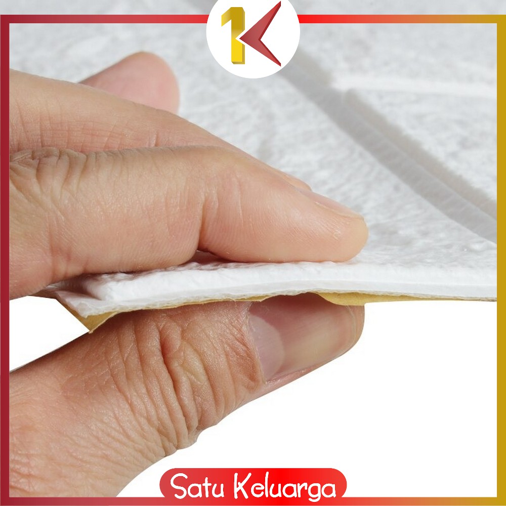 SK-C211 Wallpaper Dinding Foam 3D 20 METER / Wall Stiker Dinding Motif Bata / Walpaper Dinding Kamar-1