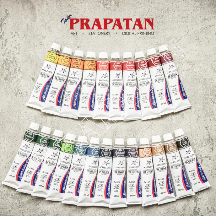 

PROMO XPRESSION OIL COLOUR 180ML / CAT MINYAK XPRESSION 180ML PERALATAN MELUKIS ART SET MENGGAMBAR