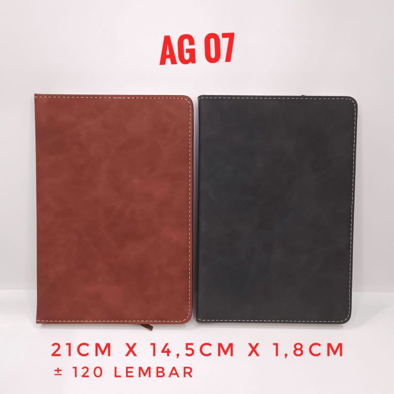 ag 07, agenda kulit a5, agenda promosi, agenda souvenir, ag07 agenda kulit, block note, note book, buku tulis, agenda kulit, barang promosi