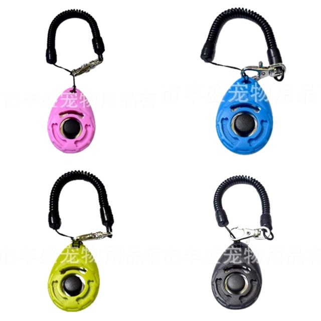 Colorful dog training clicker