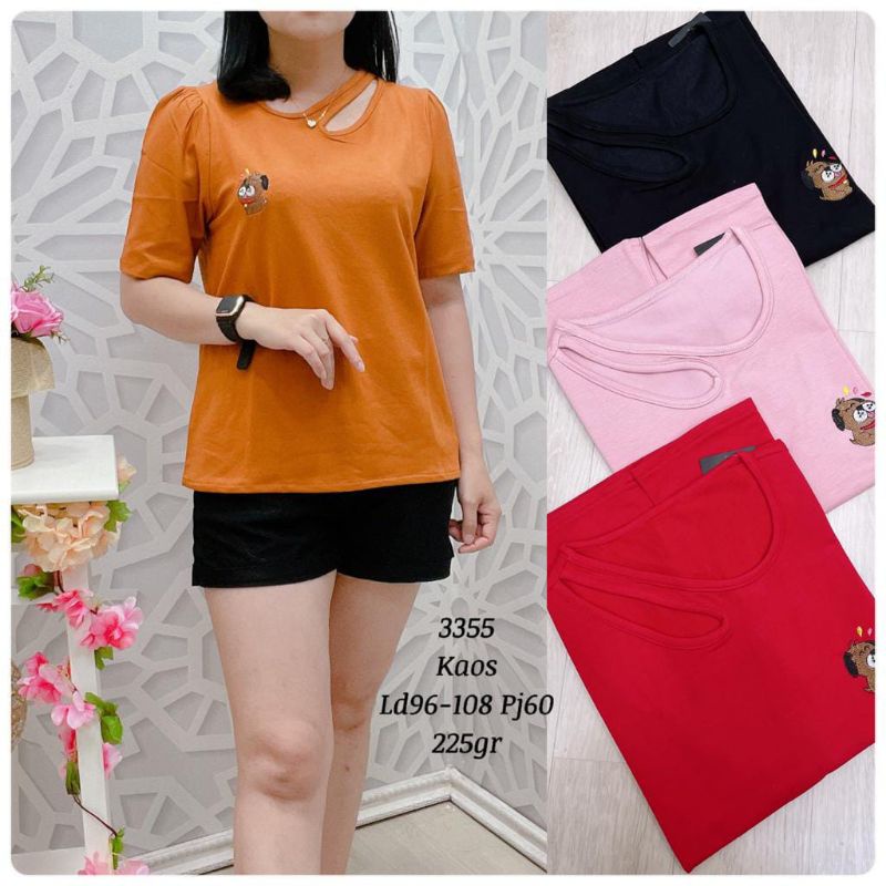 Blouse Atasan Kaos 3355