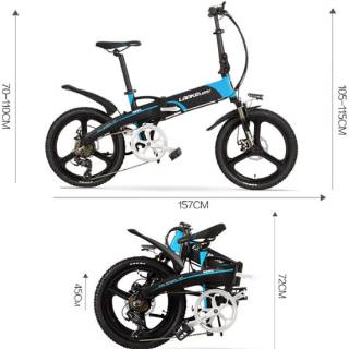  Sepeda  Listrik  Lankeleisi  G660  Lipat  Elektrik Bike 