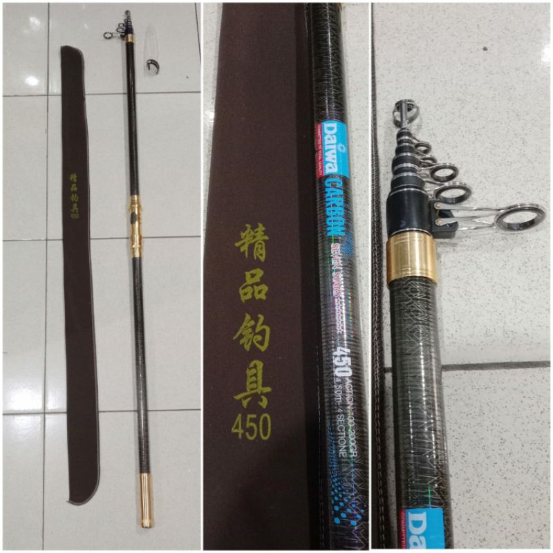 Joran Surf Teleskopik Daiwa Seven Star 390•420•450 Carbon