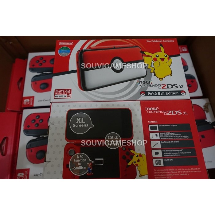 NEW 2DS XL POKEBALL LIMITED EDITION BONUS GAMES