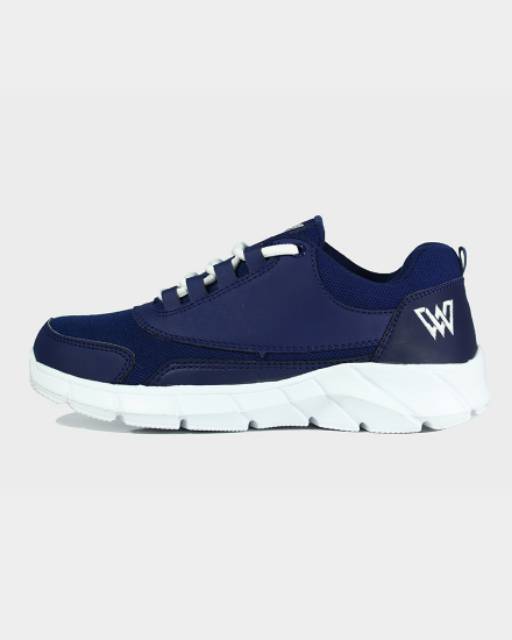SEPATU PRIA WJ UIH NAVY PUTIH sepatu olahraga pria running lari outdor terlaris