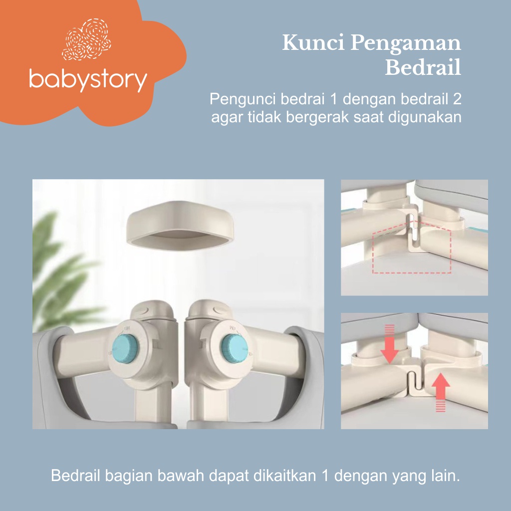 Bedrail Baby Bedrail Bed Guard Rail Pengaman kasur