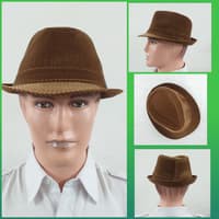 Topi Fedora Panama Kodurai Warna /Topi Floppy Pantai Hat Dewasa