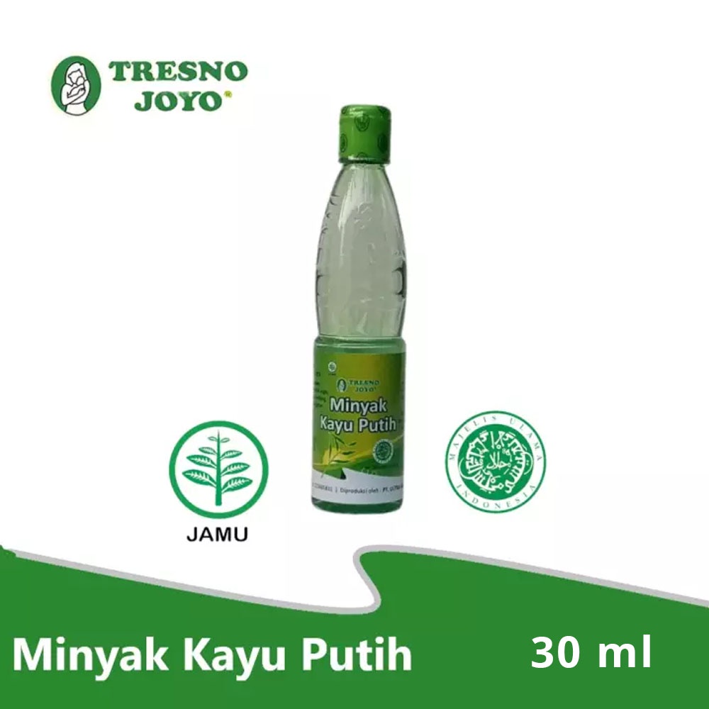 Bisa COD Tresno Joyo Minyak Kayu Putih 30 ml &amp; 60 ml - Minyak Kayu Putih Perawatan Kulit Bayi - Minyak Pijit