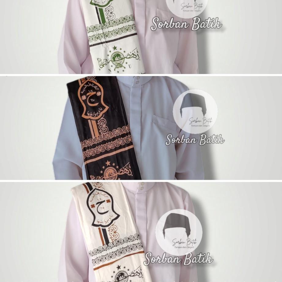(X39)BARU SORBAN YAMAN RIDA SOLO KOMBINASI  NU TEROMPAH BAHAN LEBIH HALUS & ADEM Rayon Goyor Premium