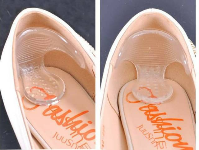 Sol Gel silikon High Heel insole pad Pelindung Tumit kaki Luka Lecet Termurah