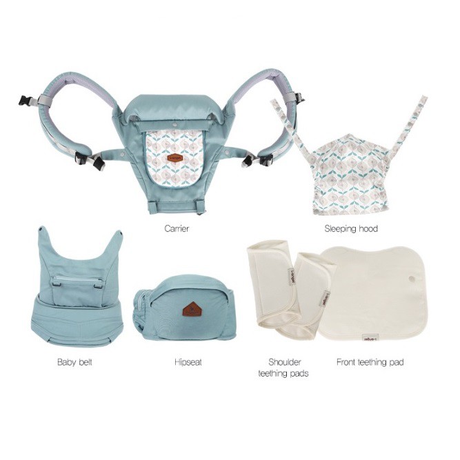 I-Angel Miracle Powder Blue 4in1 Baby Carrier Plus Hipseat